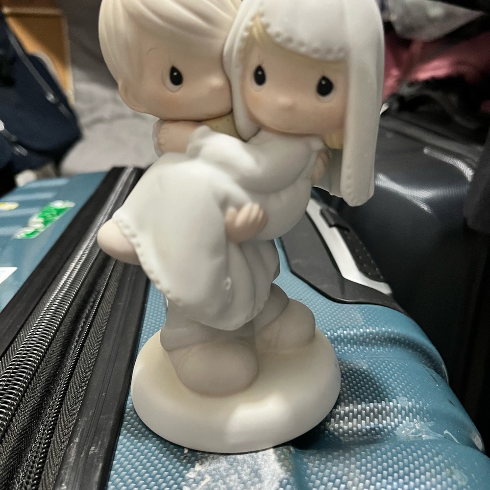 Precious Moments wedding cake topper